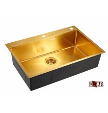 МОЙКА EMAR BEST ЕМB 125 A PVD nano golden золото 740 x 500 х 200 мм