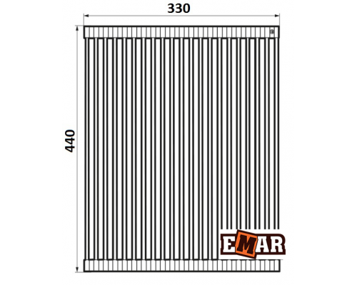 Ролл-мат EMAR Roll-4433.QP (квадратный пруток)