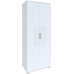 ШКАФ "RINNER" 2-х дверный модульная гостиная "ТИФФАНИ" М01 белый поры дерева / белый глянец 2056 х 801 х 510 мм