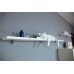 ПОЛКА "RINNER" навесная модульная гостиная "ТИФФАНИ" М05 белый (поры дерева) / белый глянец 22 х 1000 х 200 мм