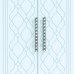 ШКАФ "RINNER" 4-х створчатый "ТИФФАНИ" М22 с зеркалом белый (поры дерева) / белый глянец 2220 х 1800 х 510 мм
