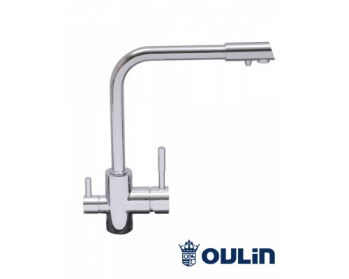 OULIN OL - 8073 сатин (двух аэраторный) с подключением фильтра для воды