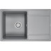 Мойка кухонная Paulmark Flugen 50-780 PM217850-GRM из искусственного камня, серый металлик