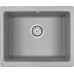 Мойка кухонная Paulmark Gera 60 PM205546-GRM из искусственного камня, серый металлик