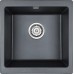 Мойка кухонная Paulmark Gera 50 PM104546-BLM из искусственного камня, черный металлик