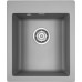 Мойка кухонная Paulmark Kante 40 PM104249-GRM из искусственного камня, серый металлик