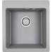 Мойка кухонная Paulmark Kante 45 PM104651-GRM из искусственного камня, серый металлик