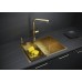 Мойка кухонная Paulmark NEXT-SKEW 580 PM885844-BG из нержавеющей стали, брашированное золото