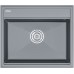Мойка кухонная Paulmark Stepia 60 PM115951-GRM из искусственного камня, серый металлик