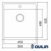 МОЙКА OULIN OL - FUR 114 нержавеющая сталь 500 x 525 мм